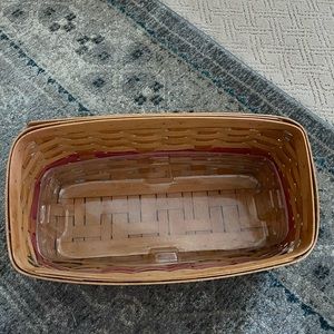 Longaberger vanity basket.